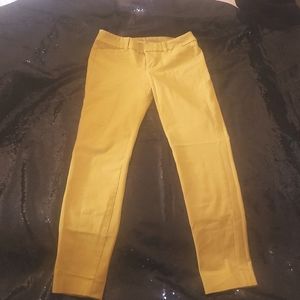 Yellow ankle pants